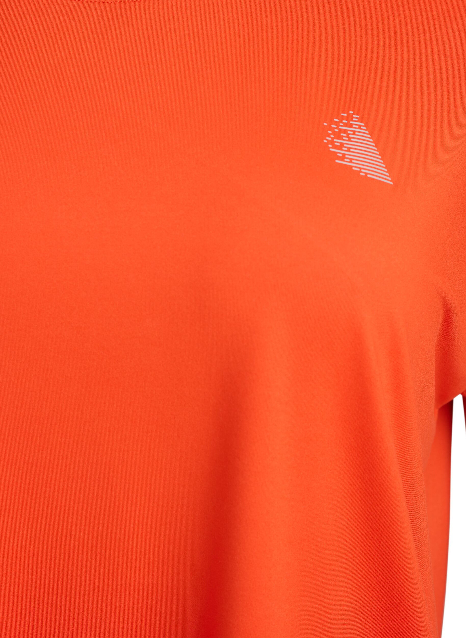 ZizziEnf&auml;rgad tr&auml;nings-T-shirt, Orange, Packshot image number 2