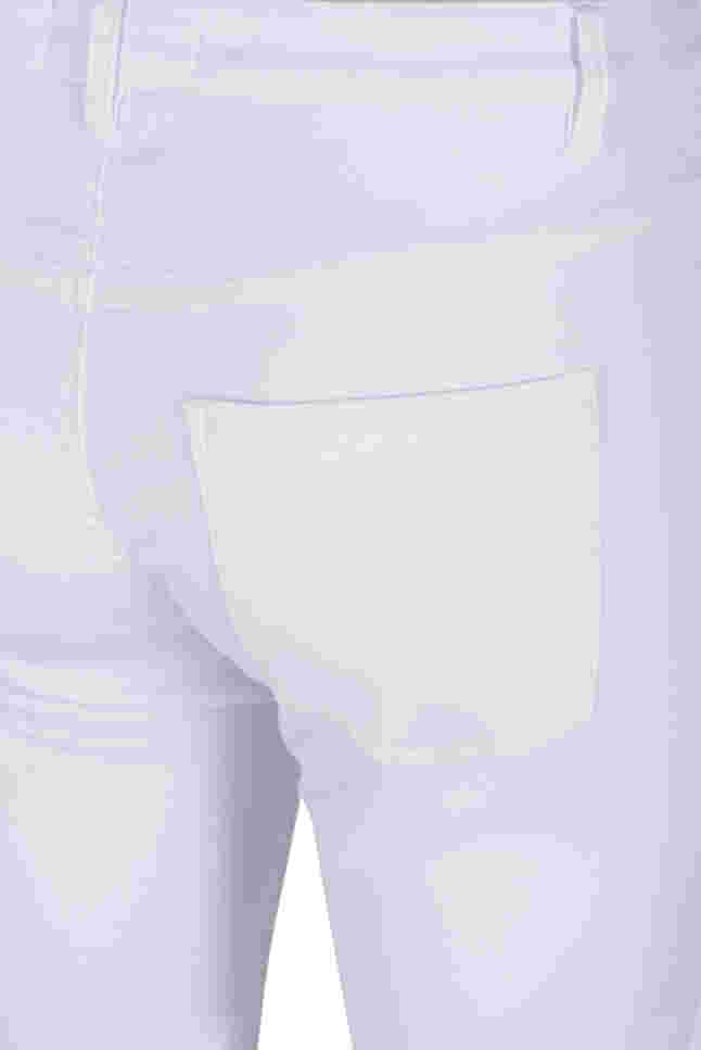 Slim fit Emily jeans med normalhög midja, Br. White, Packshot image number 3