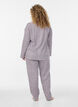 Pyjamasskjorta i bomull med br&ouml;stficka, R&ouml;d, Model image number 2