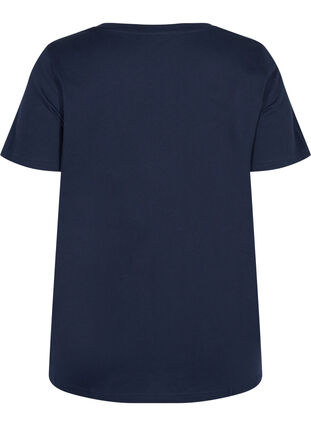 T-shirt med julmotiv i bomull, Night Sky Stok, Packshot image number 1