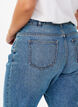 Mille mom jeans med h&ouml;g midja, Bl&aring;, Model image number 3
