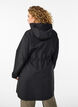 L&auml;ttviktig parkas med huva, Svart, Model image number 2