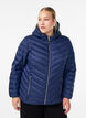 L&auml;ttviktsjacka med huva, Bl&aring;, Model image number 0