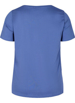 T-shirt i bomull med tryck, Coastal Fjord AOP, Packshot image number 1
