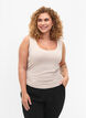 Stretchig vändbar topp, Silver Gray, Model image number 0