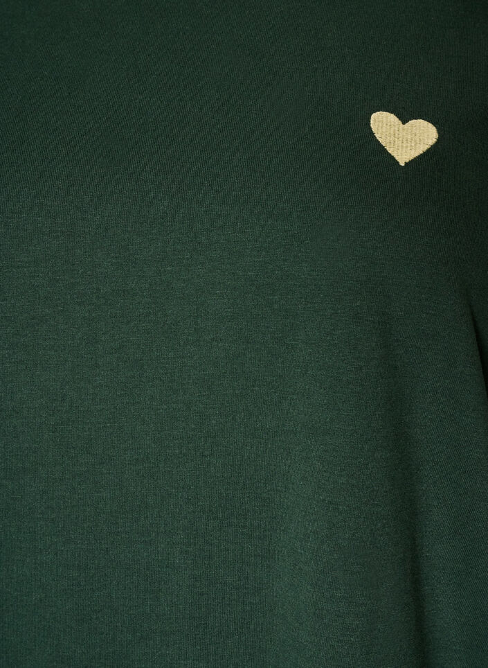 T-shirt med tryck, Gr&ouml;n, Packshot image number 2