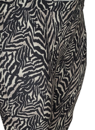 3/4 leggings med mönster, Black Zebra AOP, Packshot image number 2
