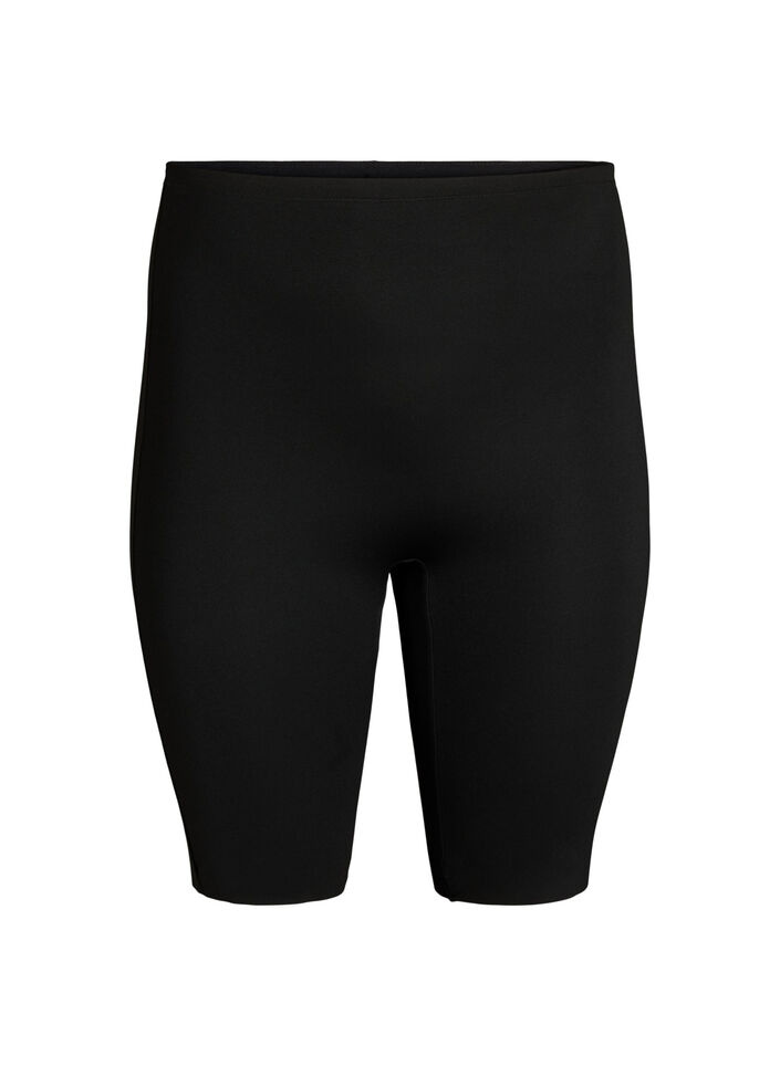 Ljusa formkl&auml;der l&aring;nga shorts, Svart, Packshot image number 0