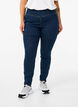 Stretchiga jeggings med hög midja, Dark Blue, Model image number 2