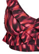 Bikinitopp med m&ouml;nster och volangdetaljer, Rosa, Packshot image number 2