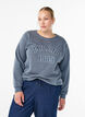 Sweatshirt med broderat Milan-motiv, Grå, Model image number 0