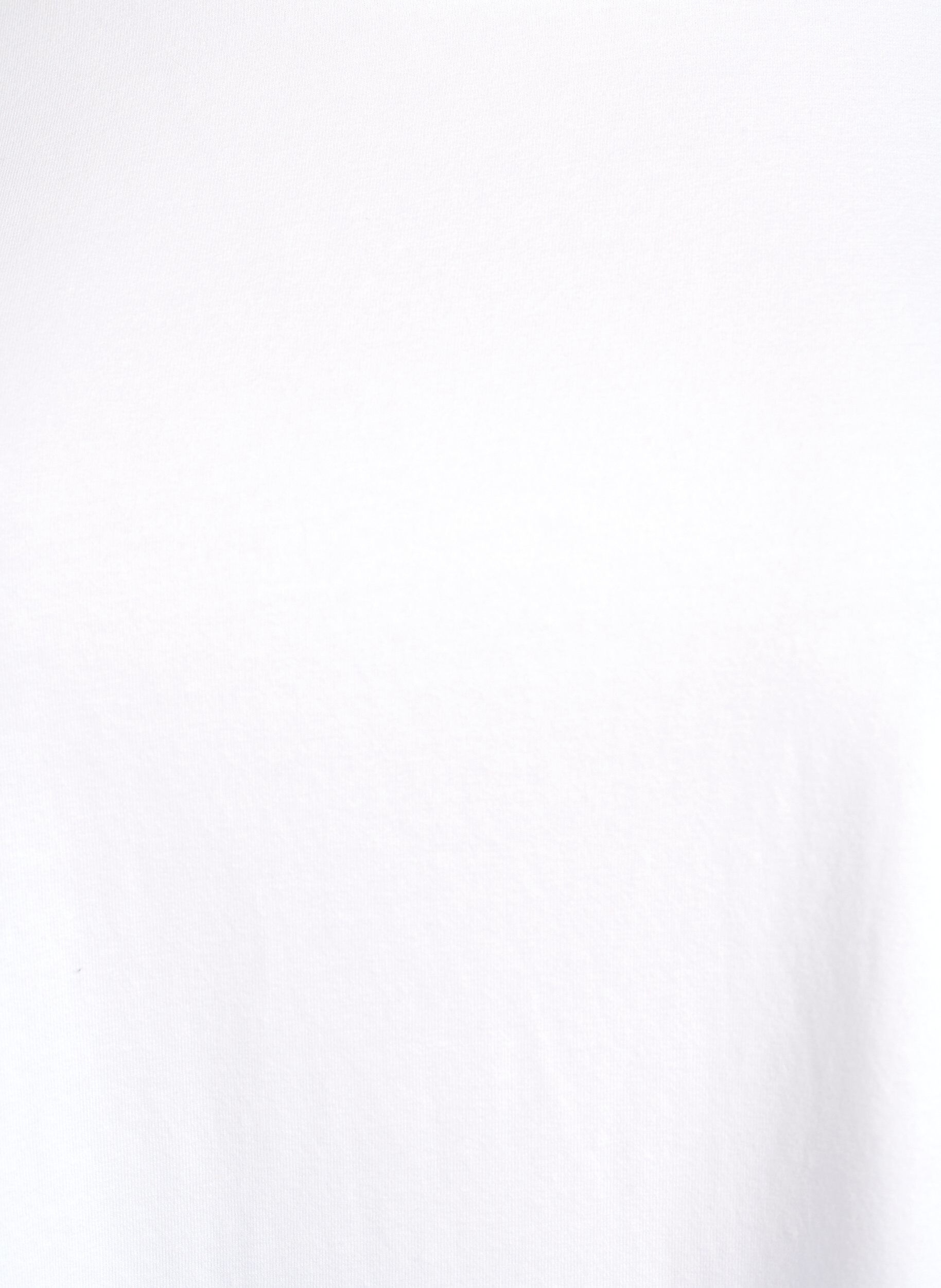 ZizziBaskopp i jersey med l&aring;nga &auml;rmar, Vit, Packshot image number 2
