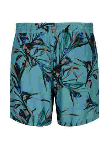 Löst sittande shorts i viskos, Sea Pine Leaf, Packshot image number 1