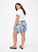 Löst sittande shorts i viskos, Blue Graphic AOP, Model image number 1