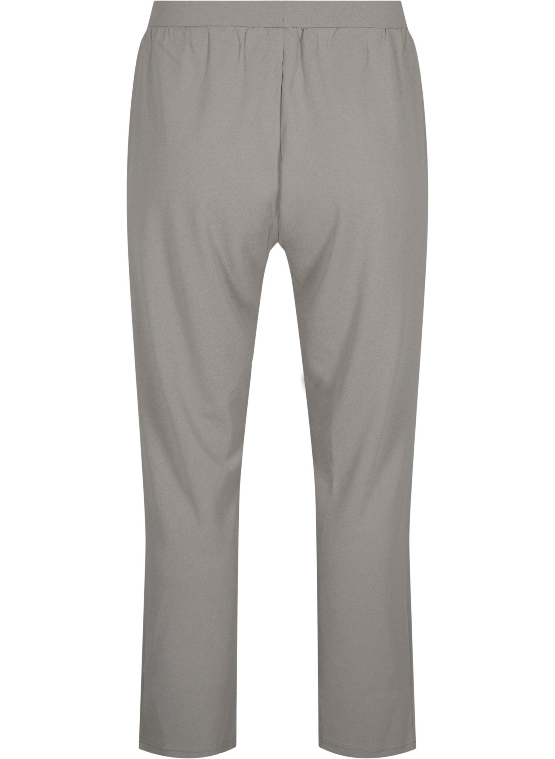 ZizziByxor med rak passform, Beige, Packshot image number 1