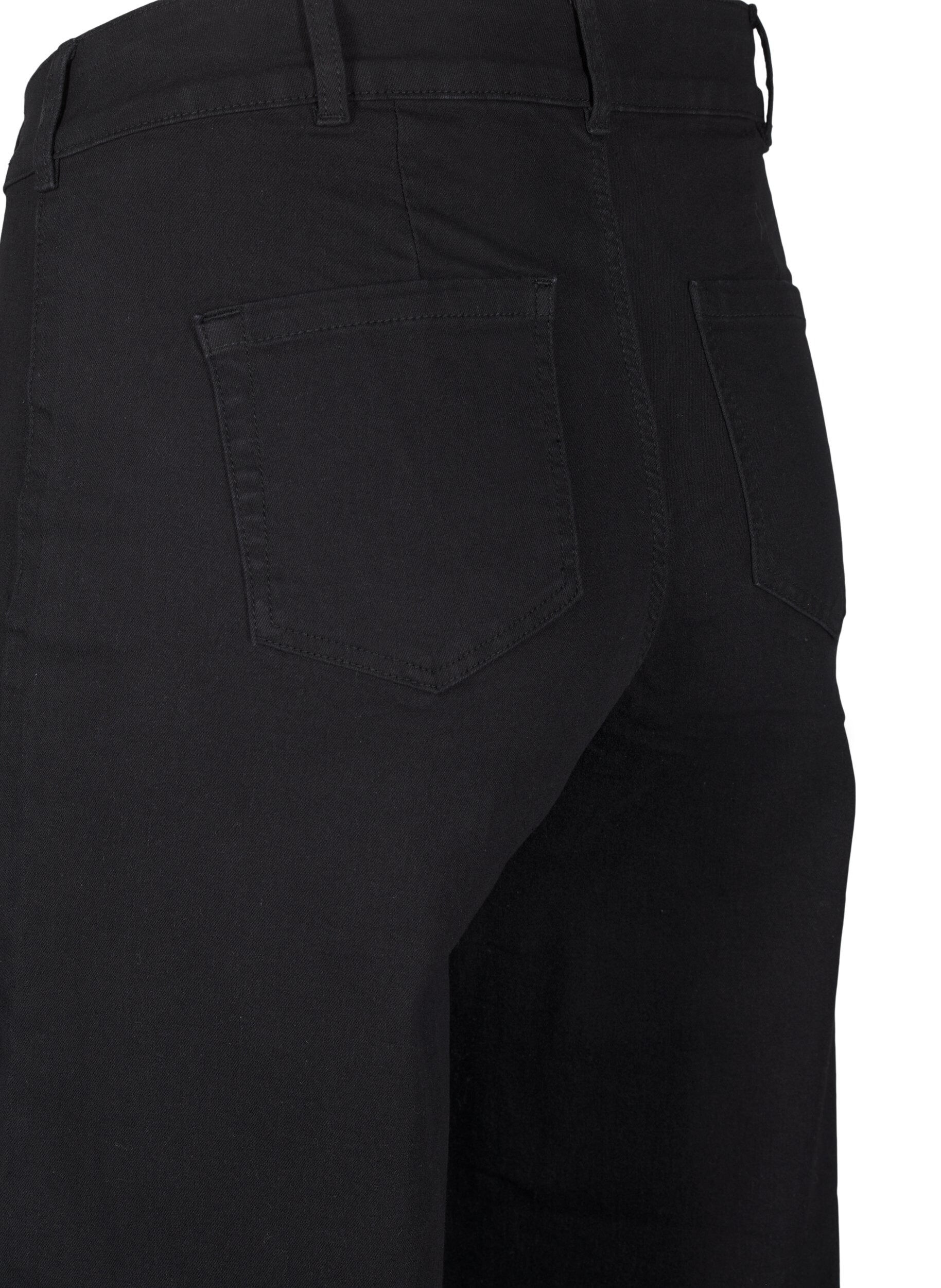ZizziVida jeans, Svart, Packshot image number 3