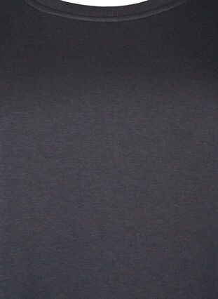 Sweatshirtklänning med broderade detaljer, Dark Grey, Packshot image number 2