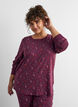 M&ouml;nstrad nattopp, M&ouml;rk Bordeaux, Model image number 0