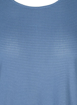 Långärmad tröja med rund halsringning, Bijou Blue, Packshot image number 2