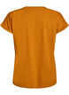 Kort&auml;rmad t-shirt i bomullsblandning, Orange, Packshot image number 1