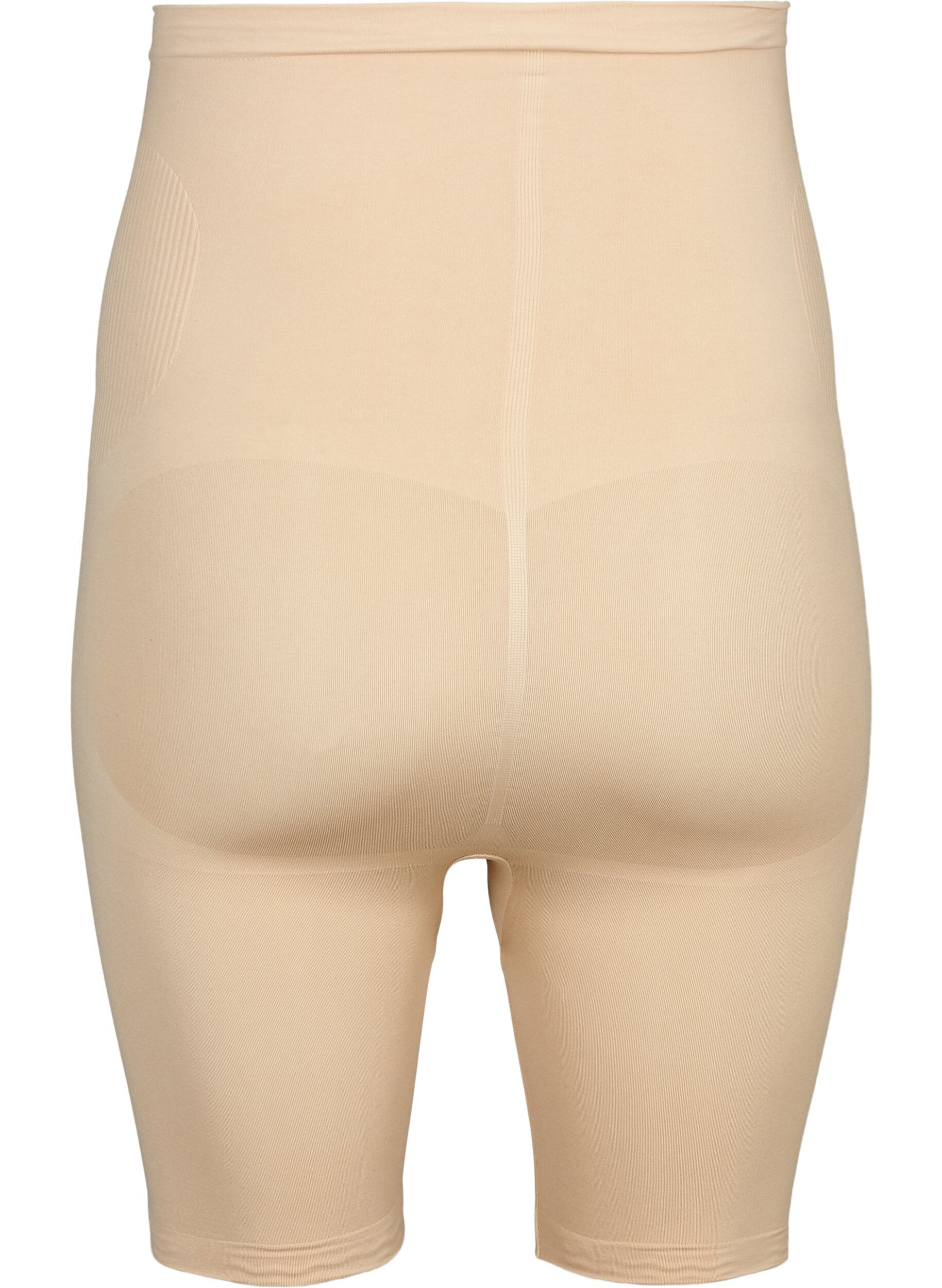 Zizzi Shapewear shorts med h&ouml;gmidja, Beige, Packshot image number 1