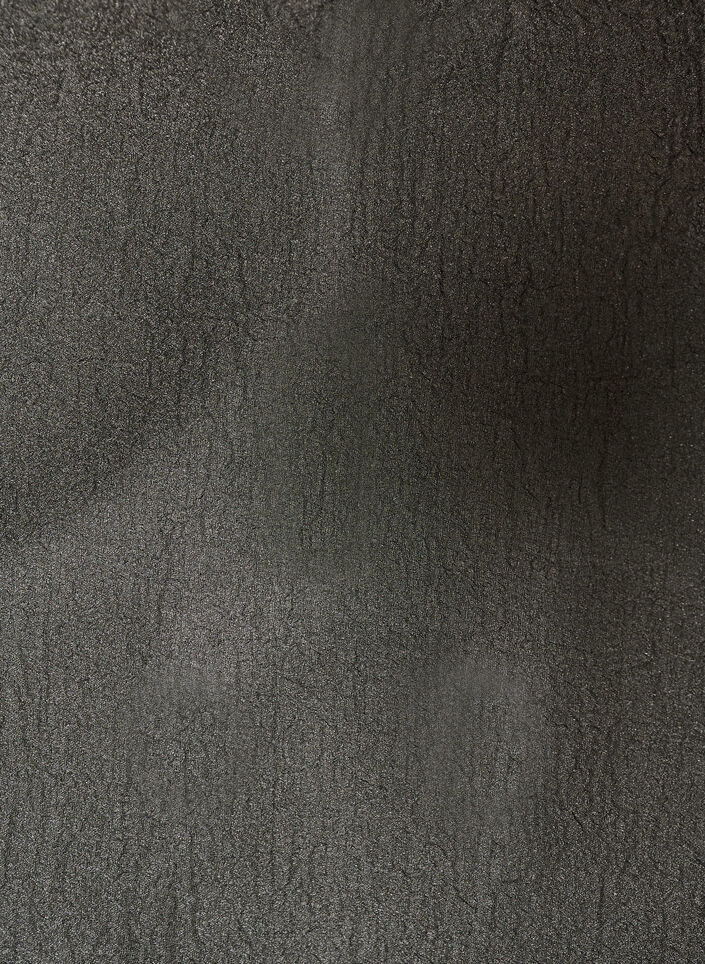 Kort kl&auml;nning i organza med volangkant, Svart, Packshot image number 2