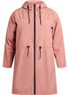 FLASH - Vattenavvisande parkas med huva, Rosa, Packshot image number 0