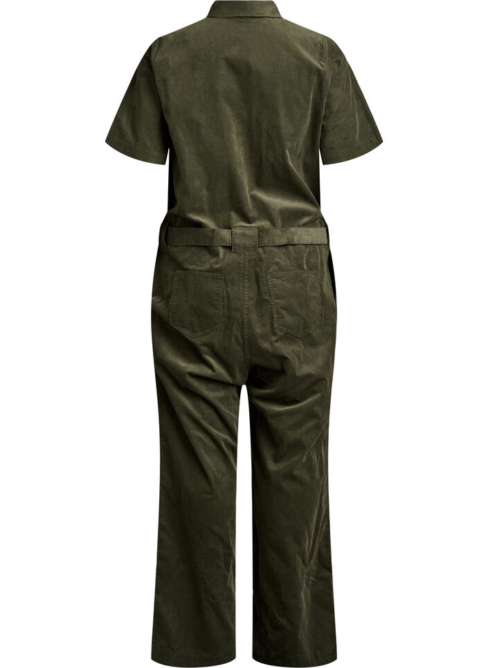 Jumpsuit i manchester med raka ben, Gr&ouml;n, Packshot image number 1