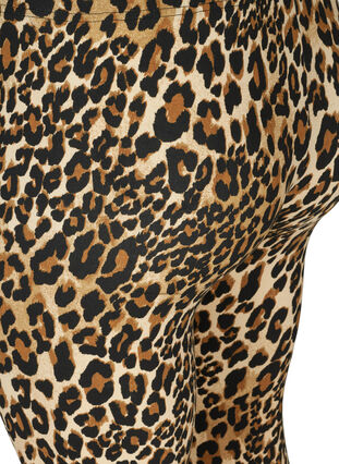 Leggings i viskos med leopardmönster, LEO AOP, Packshot image number 3