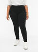 Slim fit byxor med fickor, Svart, Model image number 3