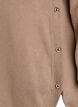Stickad blus med knappar i sidan, Beige, Packshot image number 3