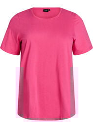 T-shirt med tryck, Rosa