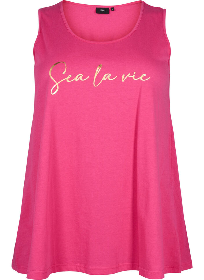 Bomullstopp med a-linjeform, Rosa, Packshot image number 0