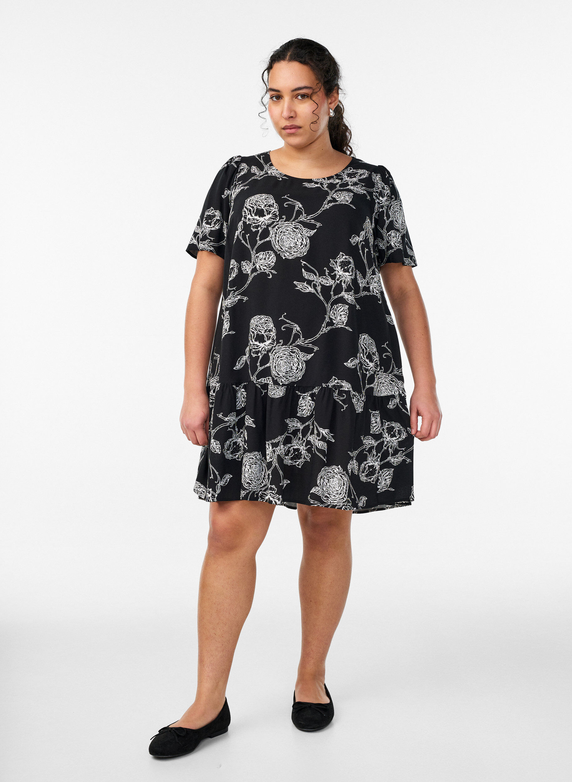 ZizziKl&auml;nning i viskos med avsk&auml;rning, Svart, Model image number 1