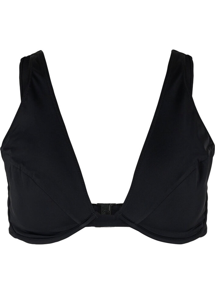 Bikini-bh med bygel, Black, Packshot image number 0