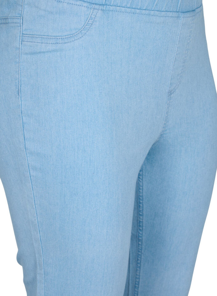 Knickers i bomullsblandning, Light blue denim, Packshot image number 2