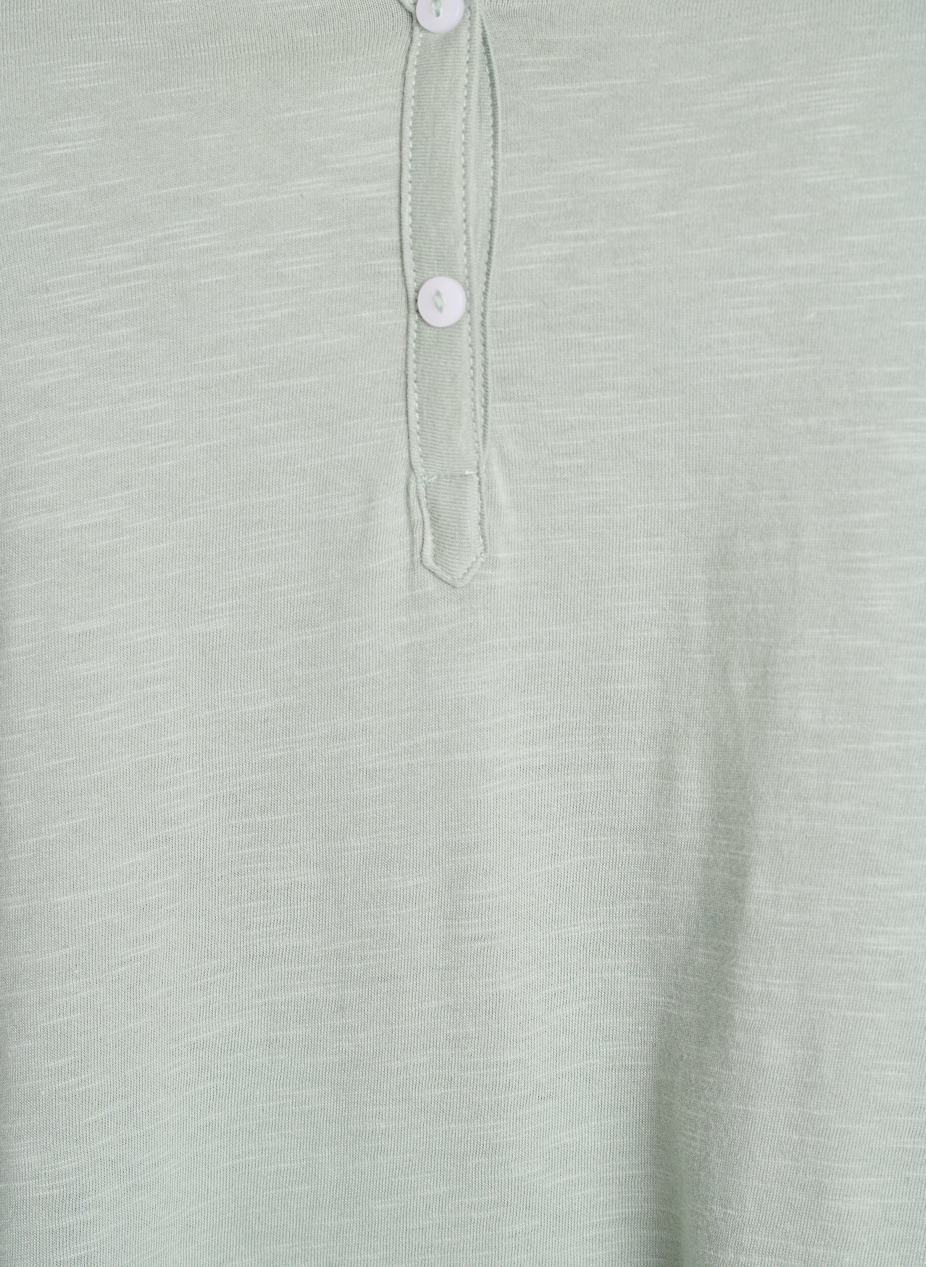 ZizziT-shirt med knappdetalj, Gr&ouml;n, Packshot image number 2