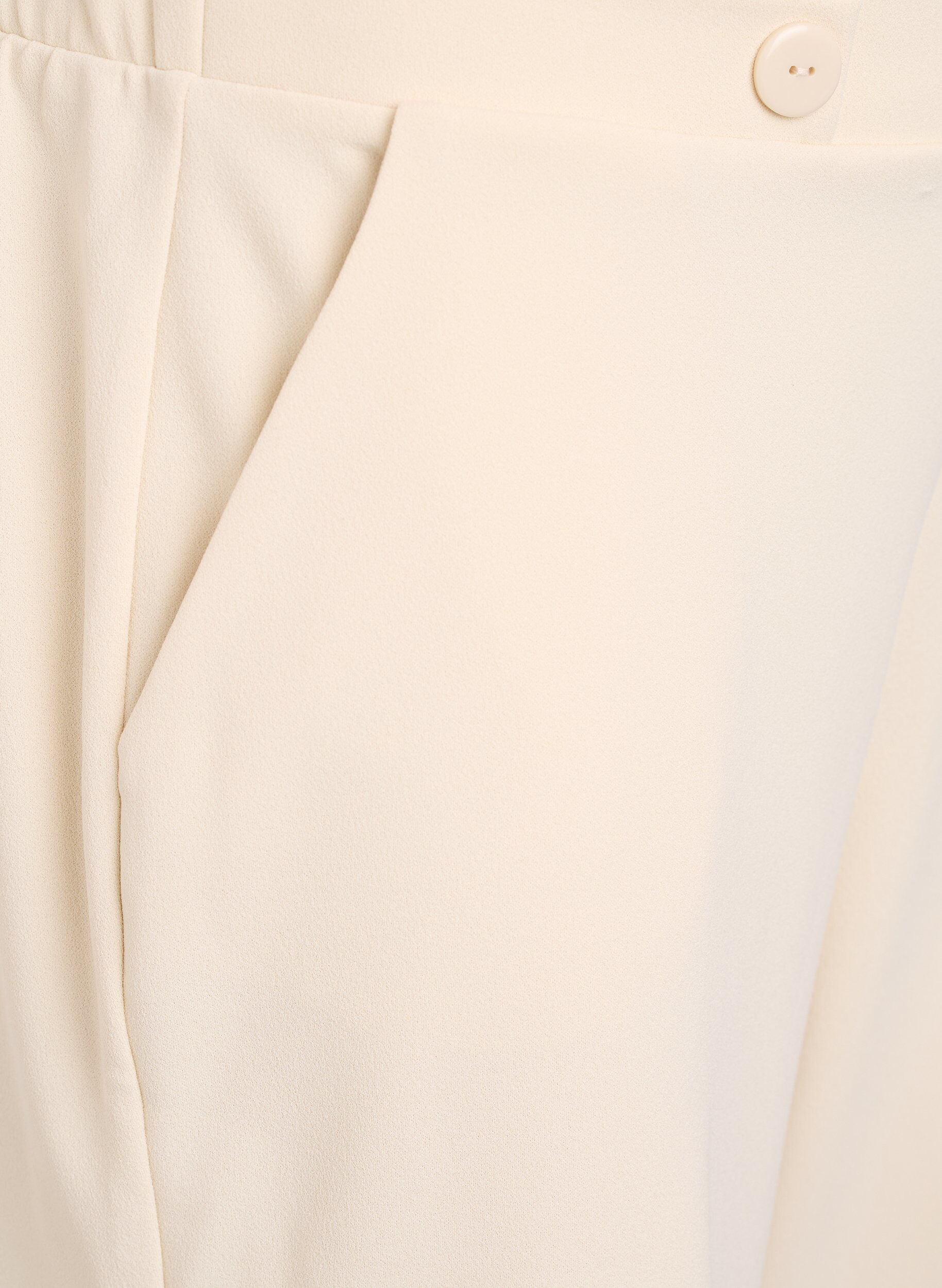 ZizziByxor med l&ouml;s passform och 7/8-l&auml;ngd, Beige, Packshot image number 2