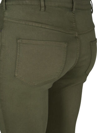 Super slim Amy jeans med hög midja, Forest Ngt, Packshot image number 3