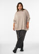 Polotr&ouml;ja med l&ouml;s passform, Beige, Model image number 1