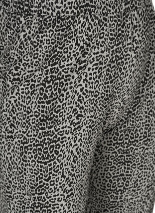 Pyjamasbyxor i bomull med leopardmönster, Leo AOP, Packshot image number 2
