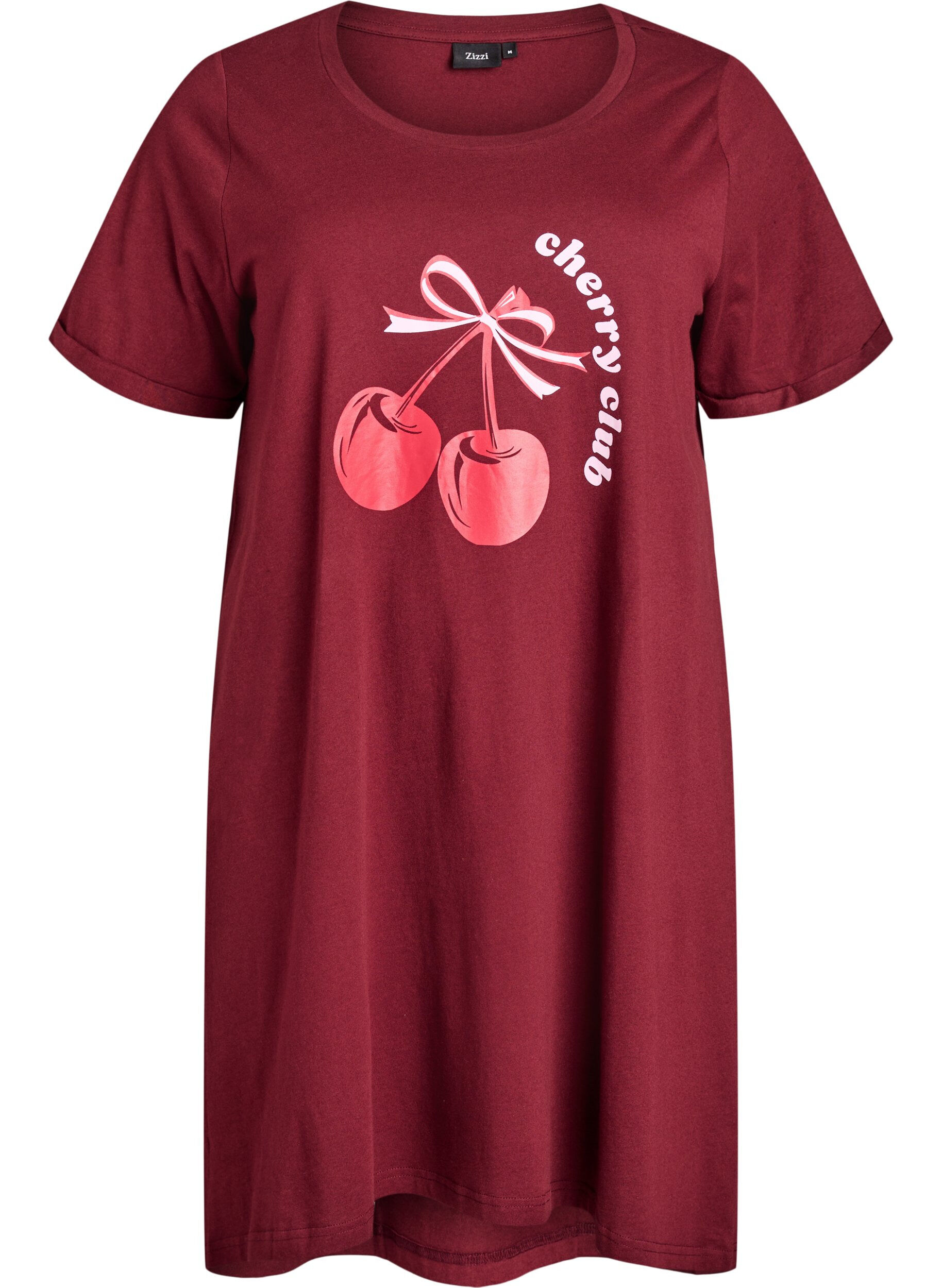 Kort&auml;rmat nattlinne i ekologisk bomull