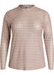 Blus i mesh med prickar, 9996, Packshot image number 0