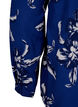 FLASH - Långärmad blus med tryck, Navy Blazer Flower, Packshot image number 3