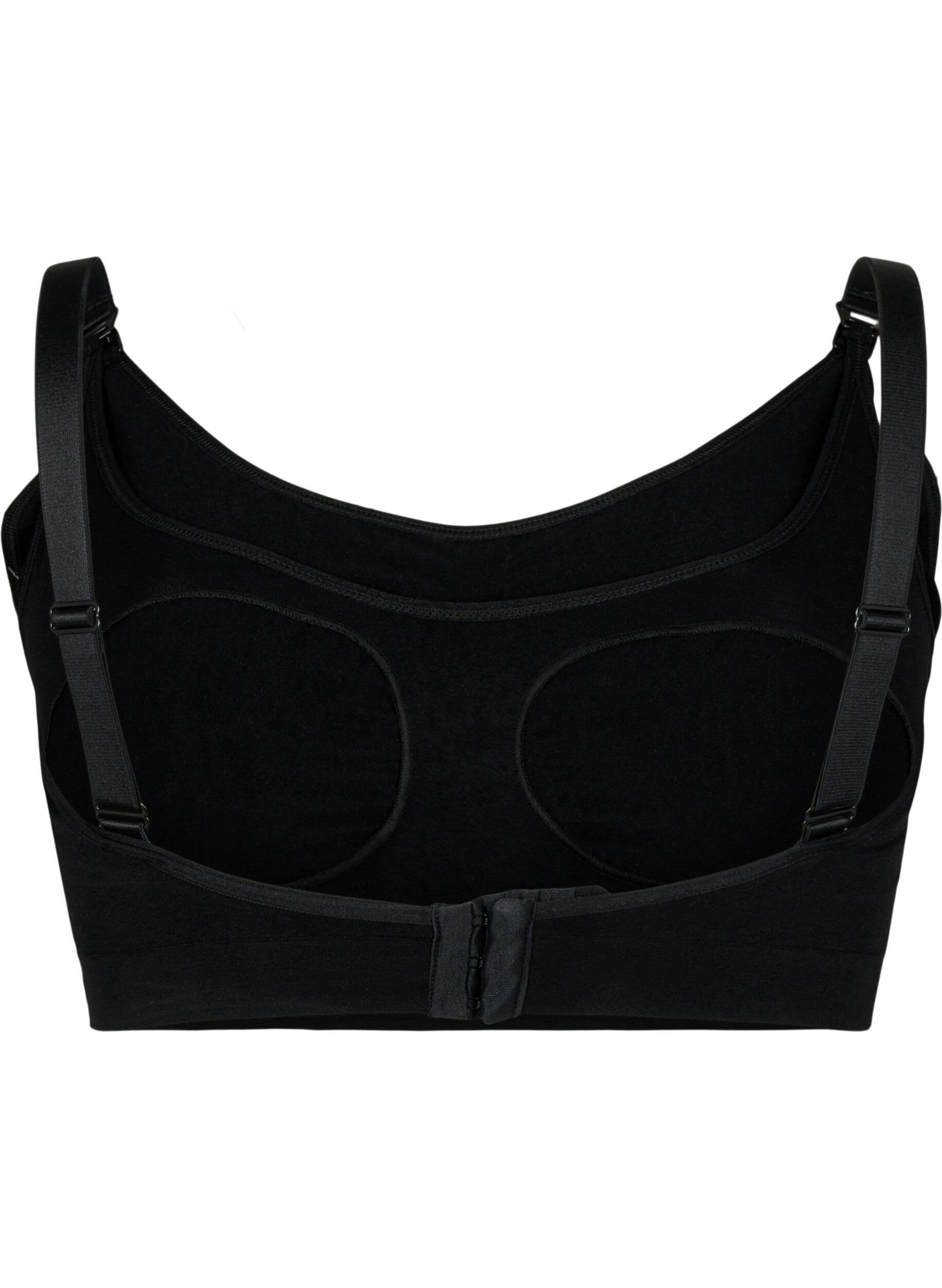 Zizzi Amningsbh, Svart, Packshot image number 1