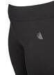 Croppade basleggings f&ouml;r tr&auml;ning, Svart, Packshot image number 2