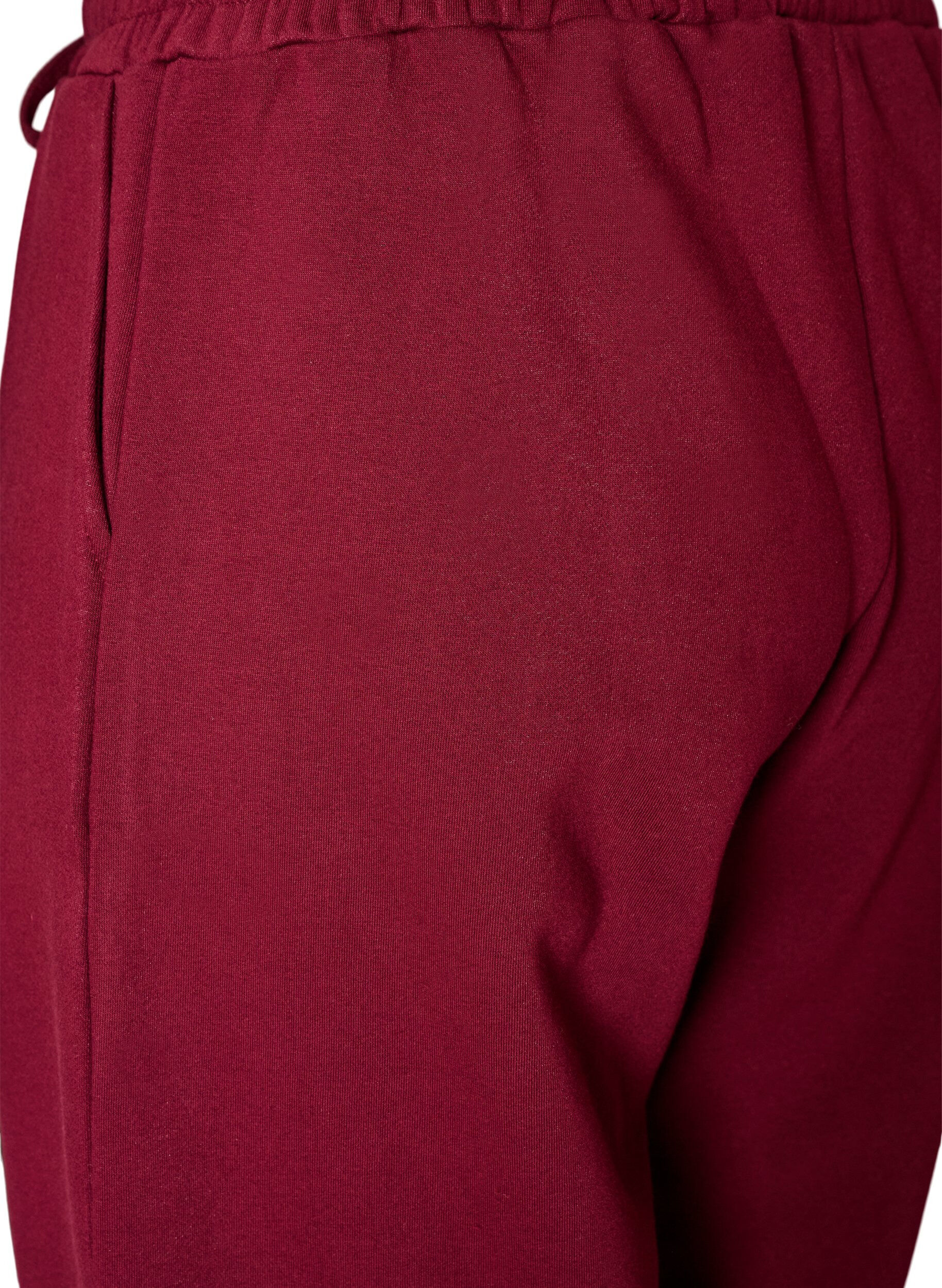 ZizziMjukisbyxor med fickor, R&ouml;d, Packshot image number 3