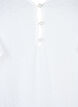 Blus med prickig struktur och kort ärm, Bright White, Packshot image number 2