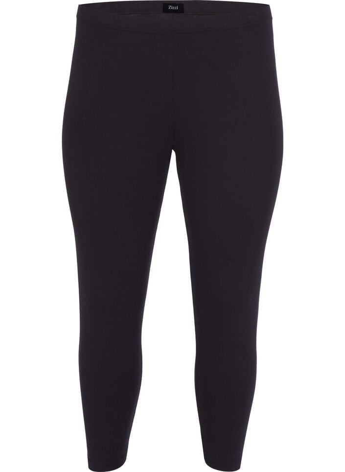3/4 bas-leggings, Svart, Packshot image number 0
