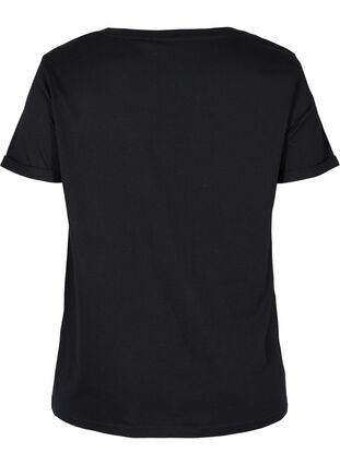 Sport t-shirt med tryck, Black Gradiant, Packshot image number 1